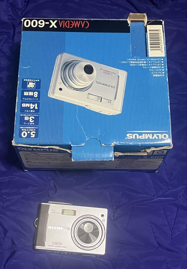年代物 y2k平成レトロ OLYMPUS CAMEDIA X-600 箱付き - メルカリ
