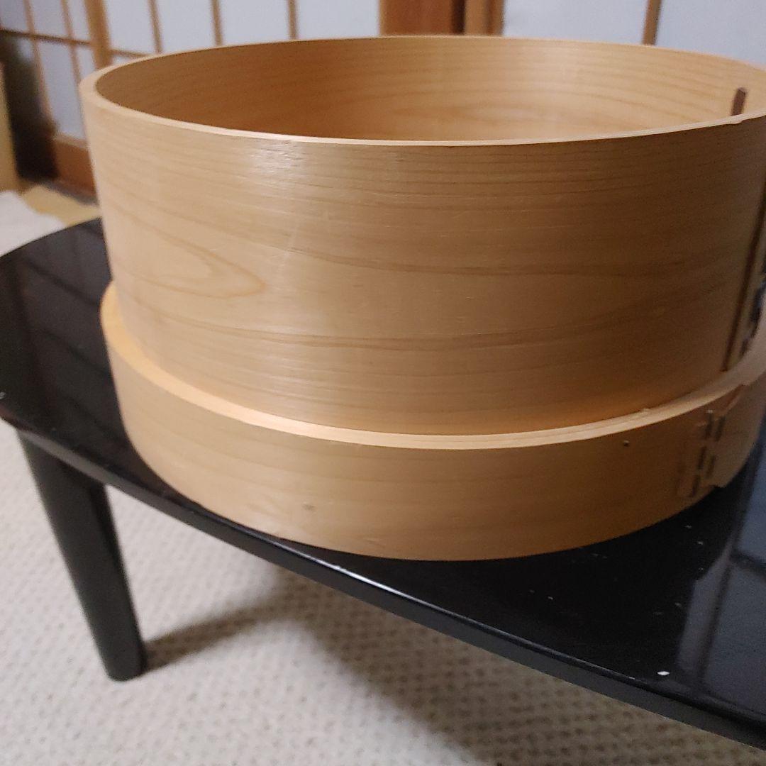 ひのき和せいろ 30cm 竹す付き 　羽釜用
