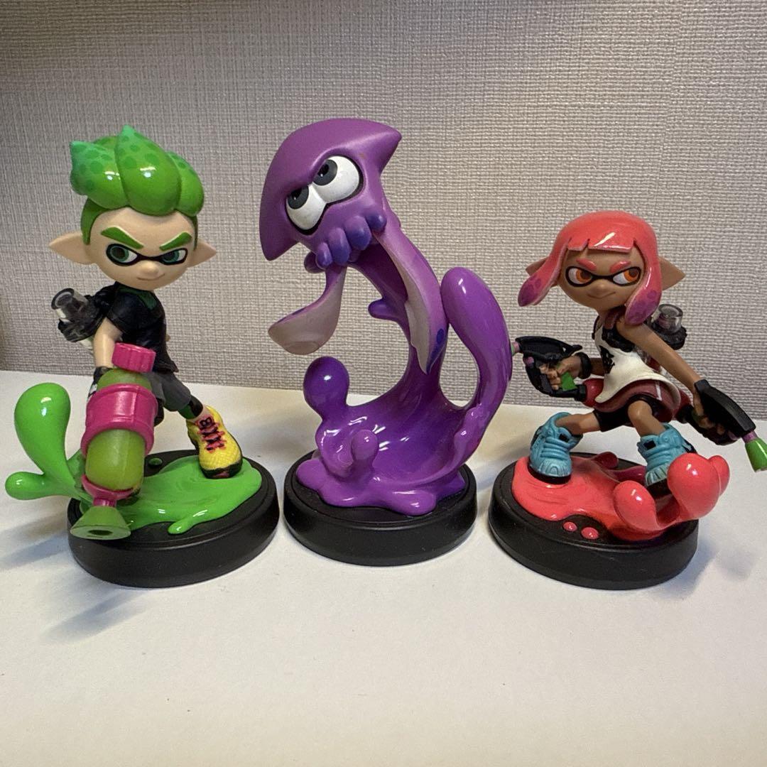スプラトゥーン2 amiibo（アミーボ）　ボーイ　イカ　ガール