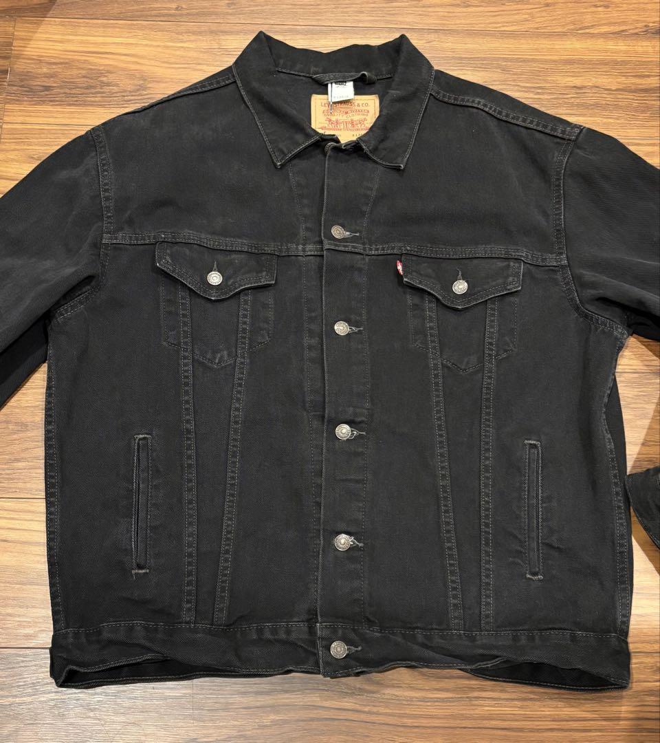 Levi's ブラック デニムジャケット　70507 XL