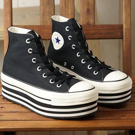 待望 コンバース スニーカー ハイカット 厚底 Converse スニーカー Www Angelguardians Org