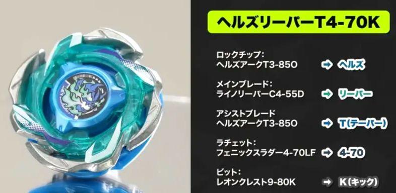 ベイブレードX ヘルズリーパーT4-70K ブルーVer. 新品未使用