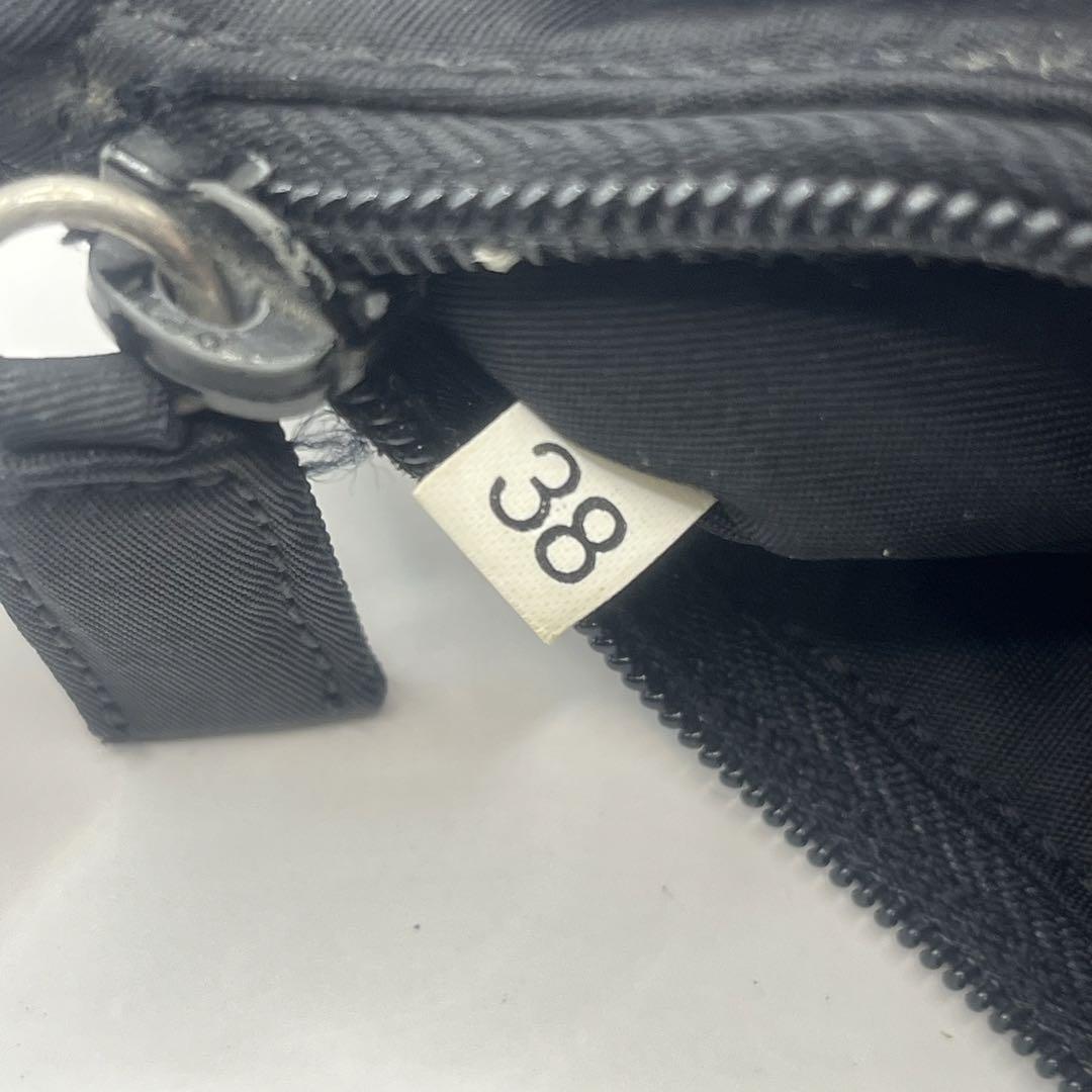 PRADA プラダ ハンドバッグ ハンドポーチ ブラック 黒 レディース 画像11