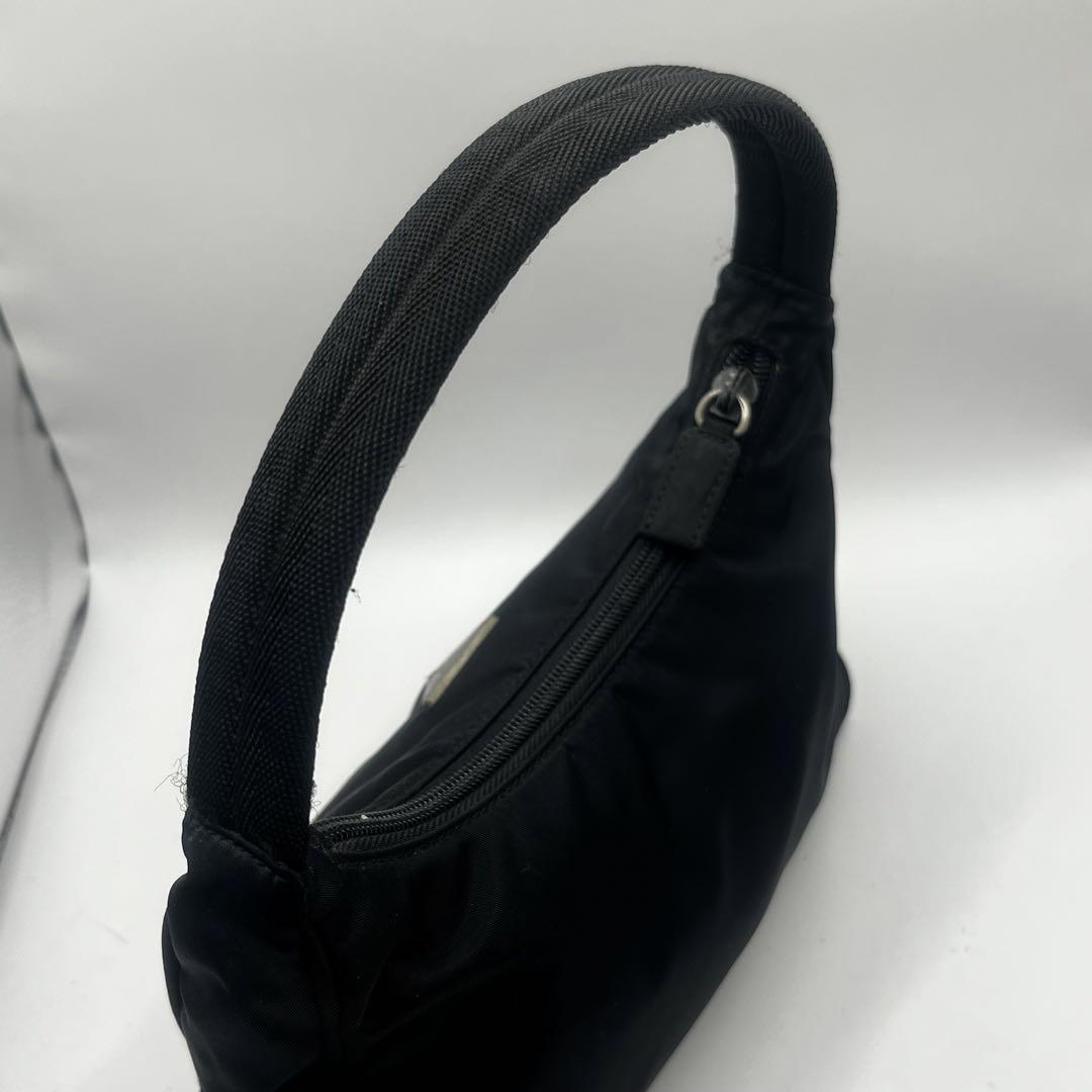 PRADA プラダ ハンドバッグ ハンドポーチ ブラック 黒 レディース 画像8