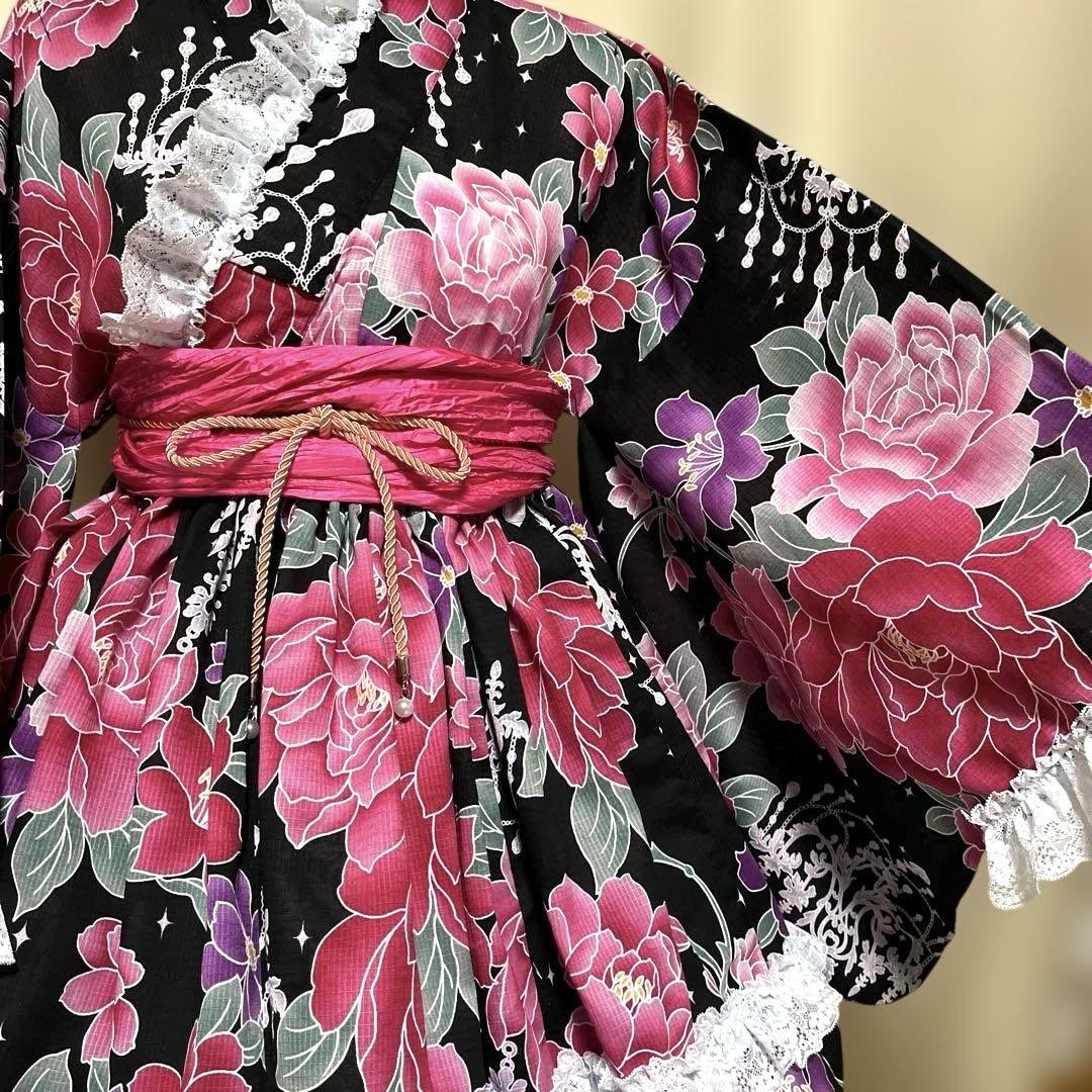 JK⑨ 浴衣　地雷系　量産型　ドレス　姫ギャル