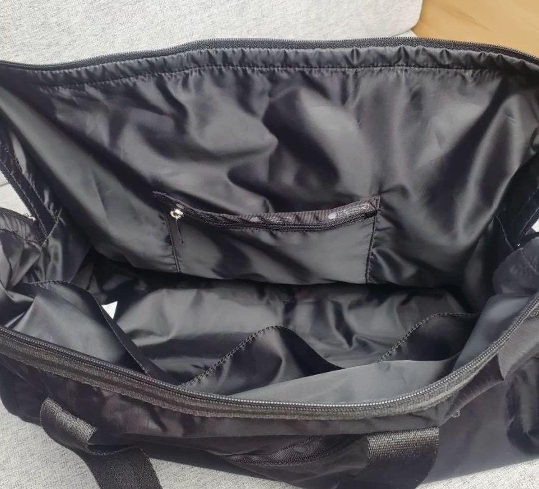 半額 50％OFFの通販 レスポートサック LeSportsac 新品 旅行用 黒 ボストンバッグ 旅行かばん・小分けバッグ