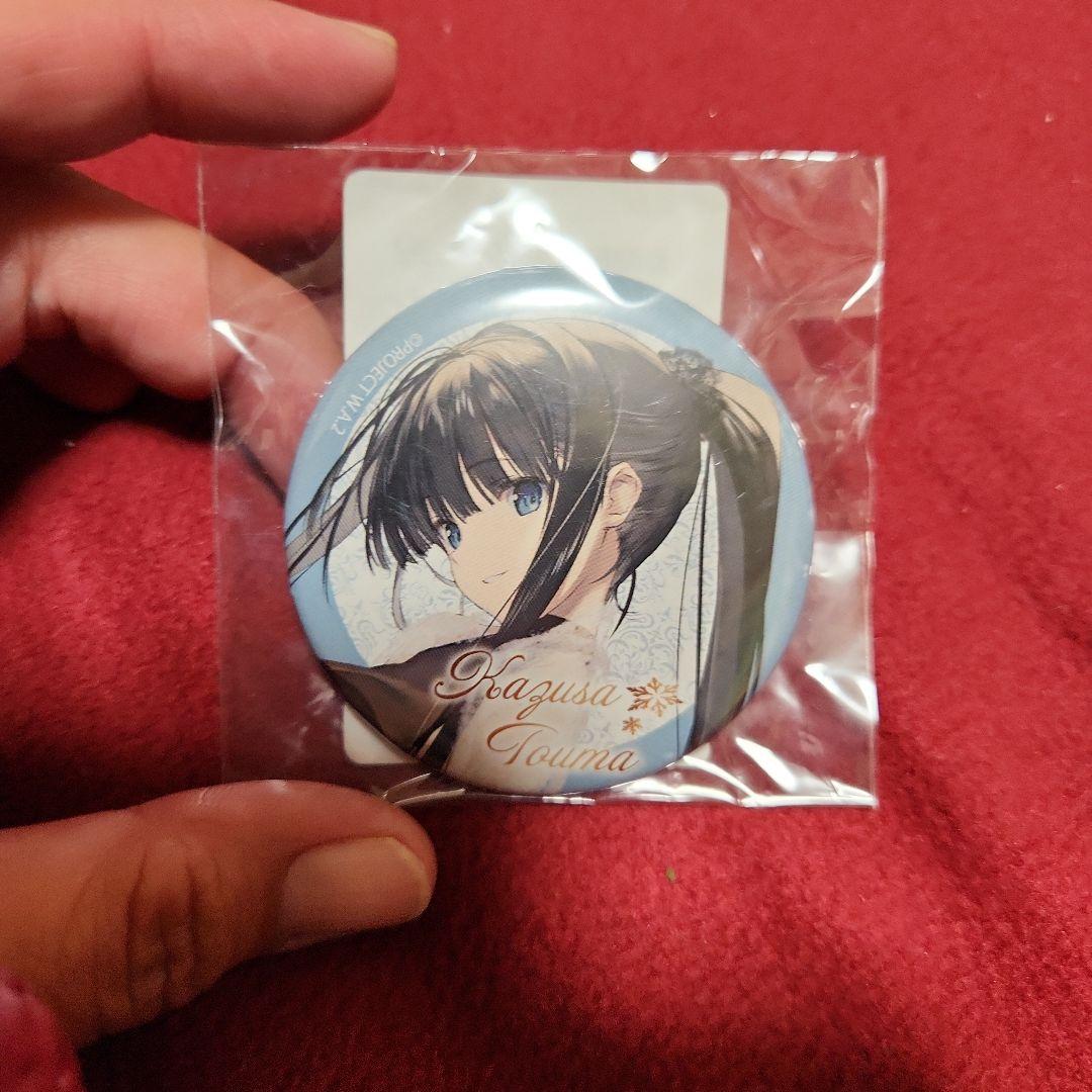WHITE ALBUM2 冬馬かずさ 缶バッジ キャラクターグッズ
