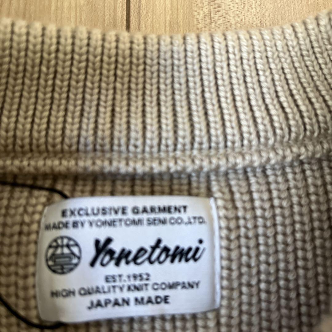 Yonetomi NEW BASIC ベージュ ニットセーター サイズ1