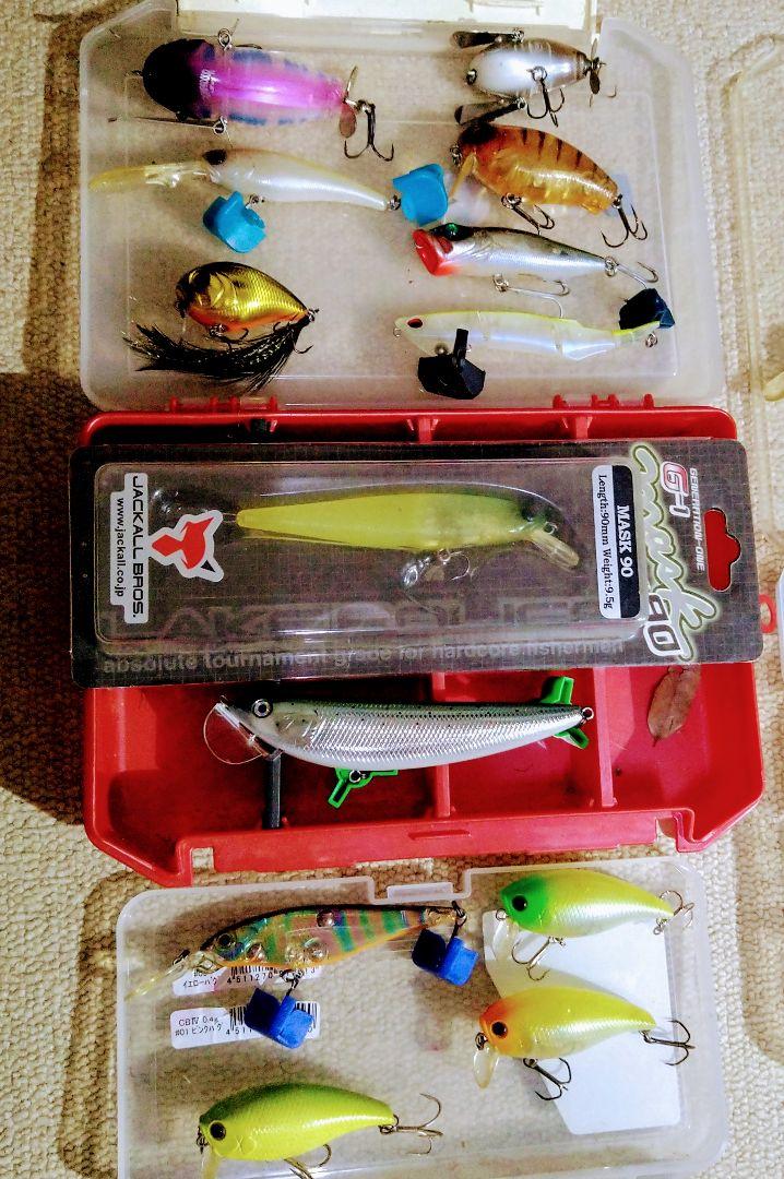人気の まとめ売り バス釣り引退 セット一式 マイクロ ポンパドールJr ルアー・フライ