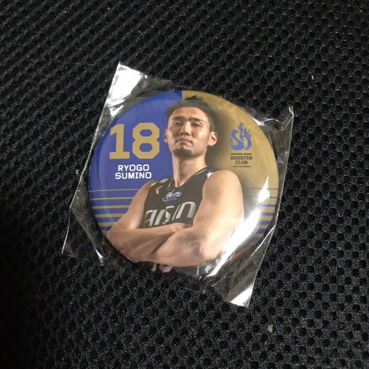 新品 非売品 Bリーグ シーホース三河 角野亮伍 缶バッジ B.LEAGUE
