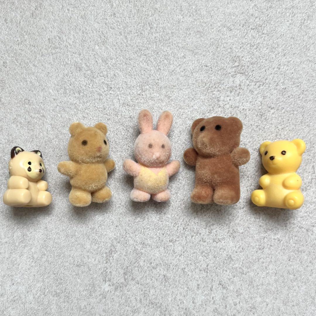 シルバニアファミリー　フロッキーぬいぐるみと小物セット