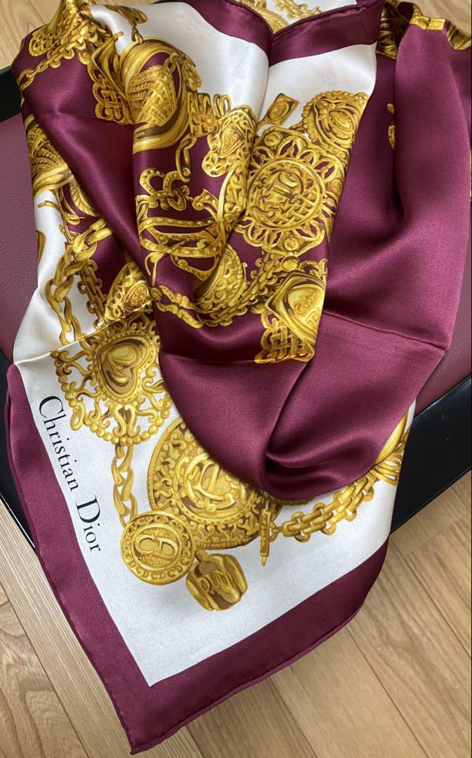 クリスチャンディオール　Dior シルク　スカーフ
