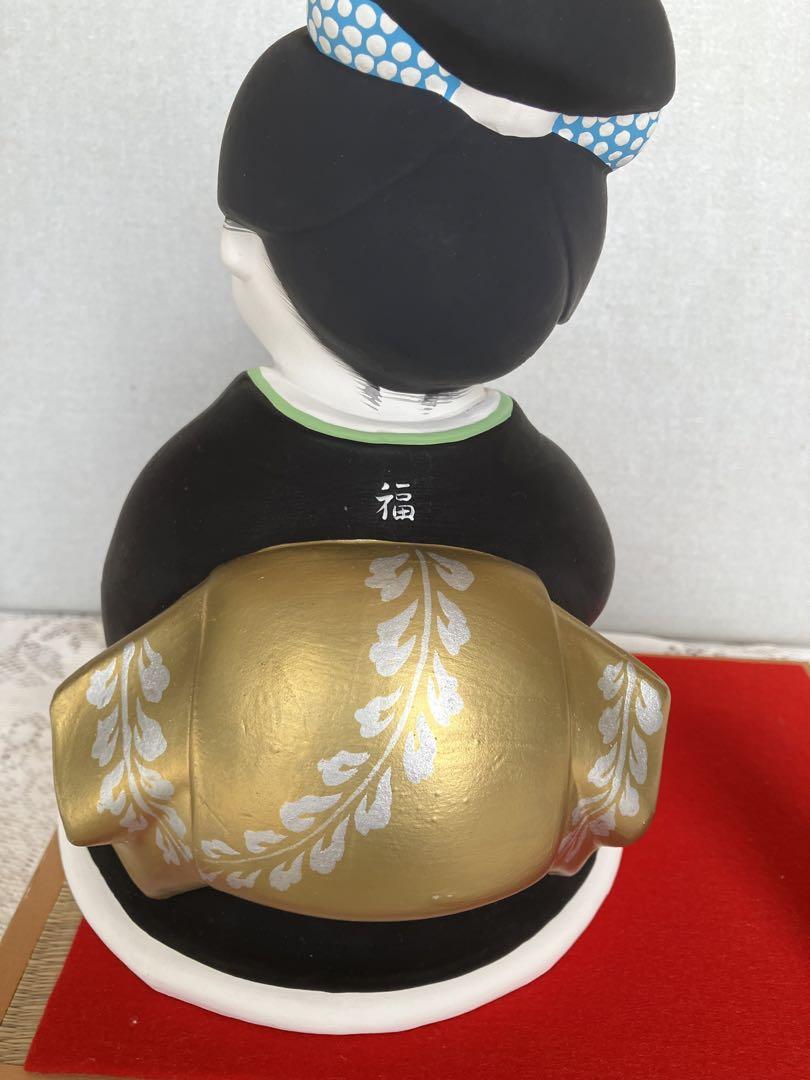 お福さん　人形　置物　お多福　陶器　縁起物　商売繁盛 Amazon | お福さん 人形 置物 お多福 陶器 縁起物 商売繁盛
