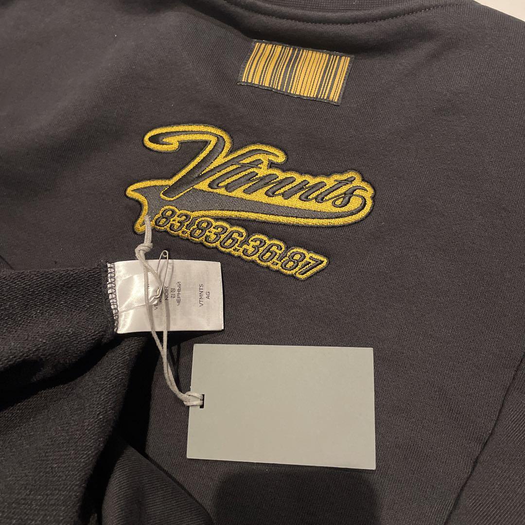ヴェトモン★vetements★vtmnts★カレッジスウェット★新品未使用