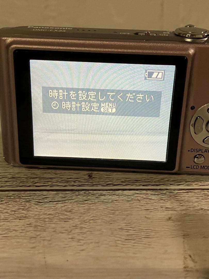 Panasonic DMC-FX33ピンク コンパクトデジタルカメラ
