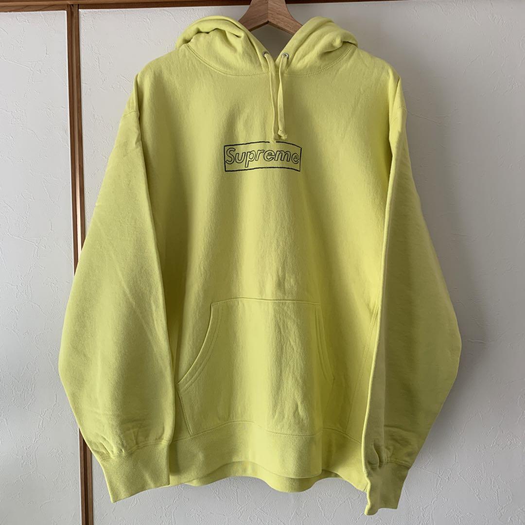 トップス supreme kaws Chalk Logo Hooded sweat