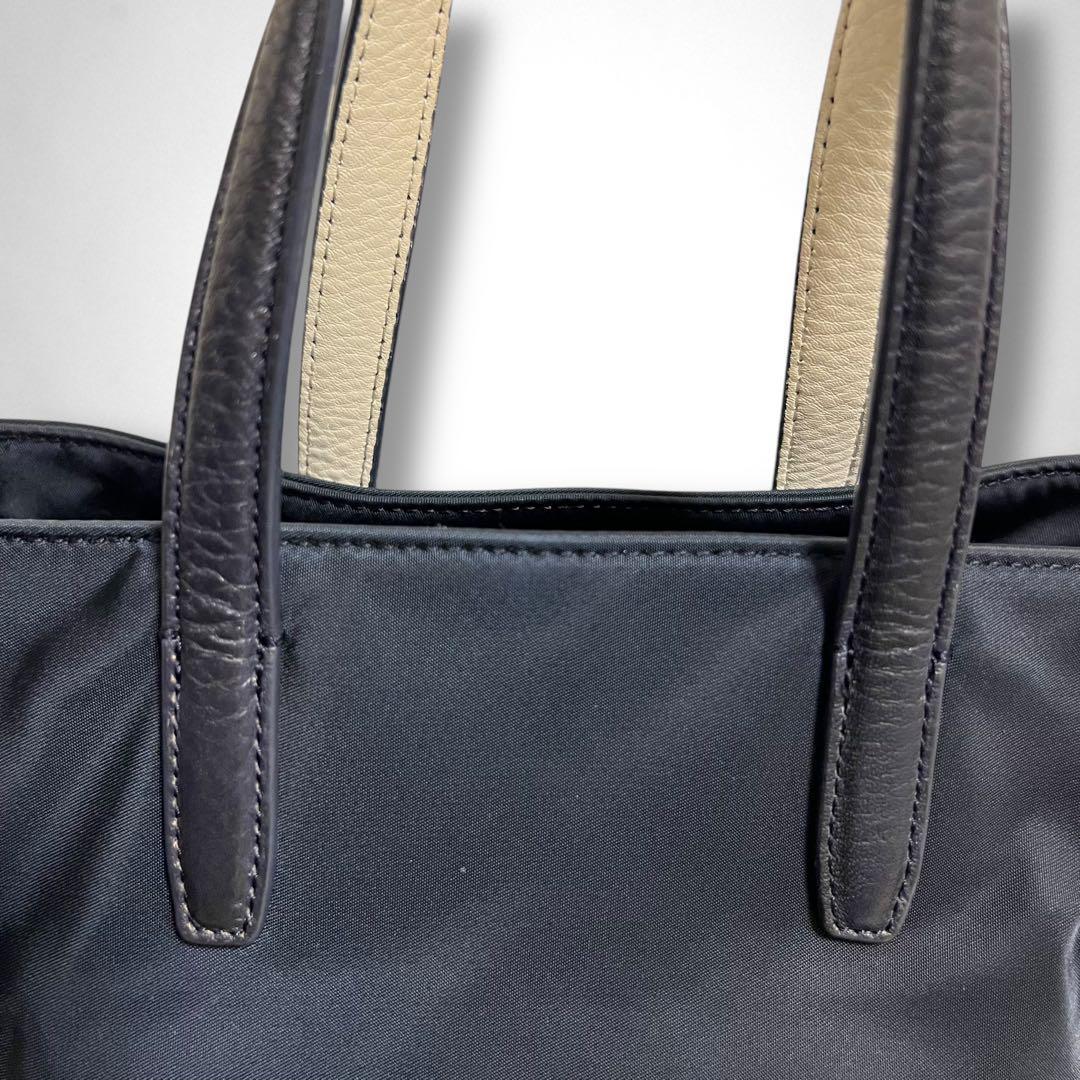 未使用級❣️アニエスベー 2WAYバッグ ハンド ショルダー ナイロン ネイビー