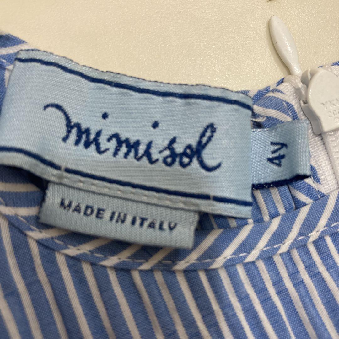 ミミソル　mimisol ノースリーブワンピース 4Y ミミソル mimisol ノースリーブワンピース 4Y - メルカリ