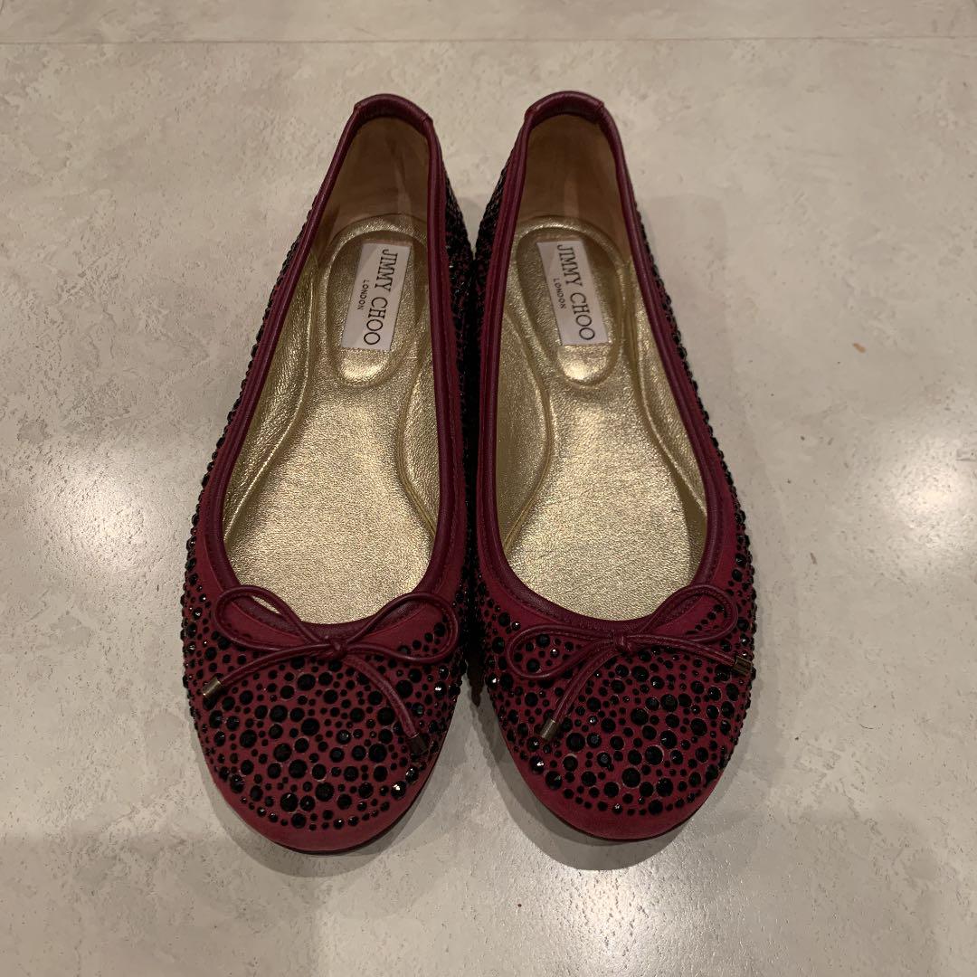 JIMMY CHOO フラットシューズ