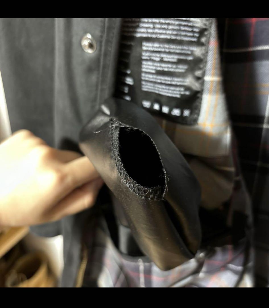 Barbour ボーダー SL36 黒　ブラック