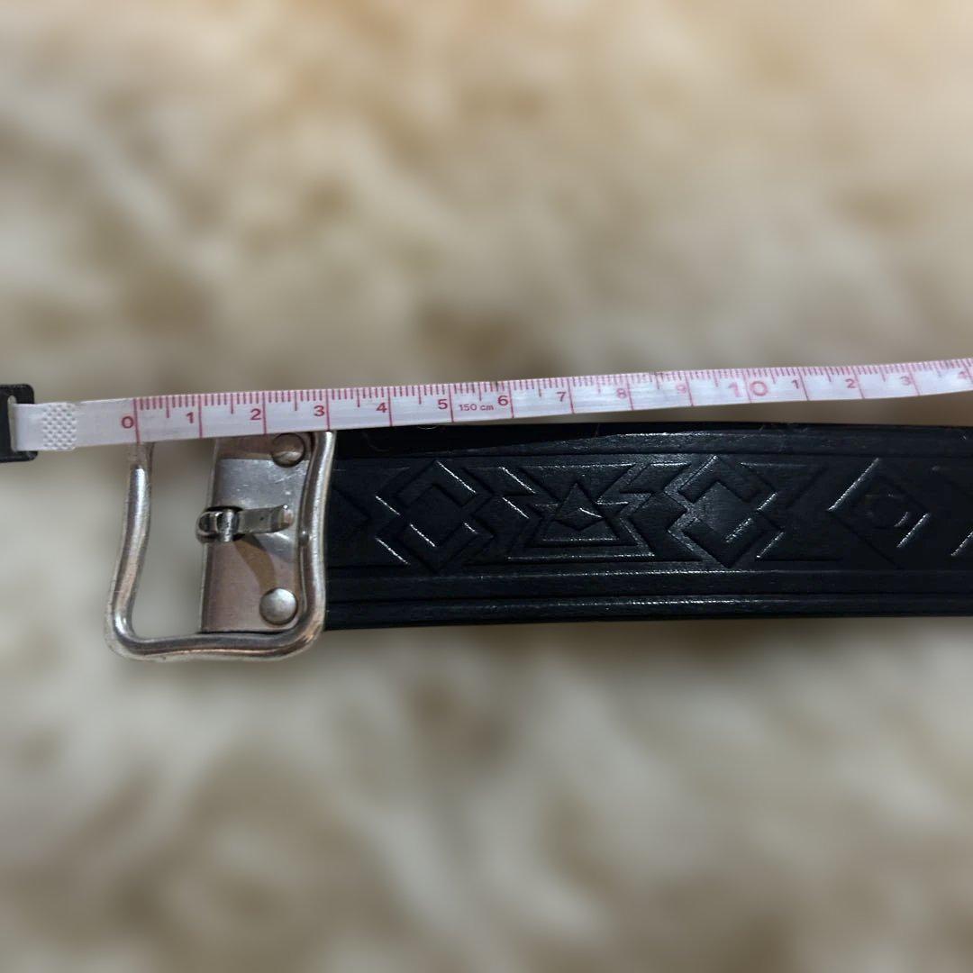 DSQUARED2 本革 ベルト サイズ80 黒 22aw