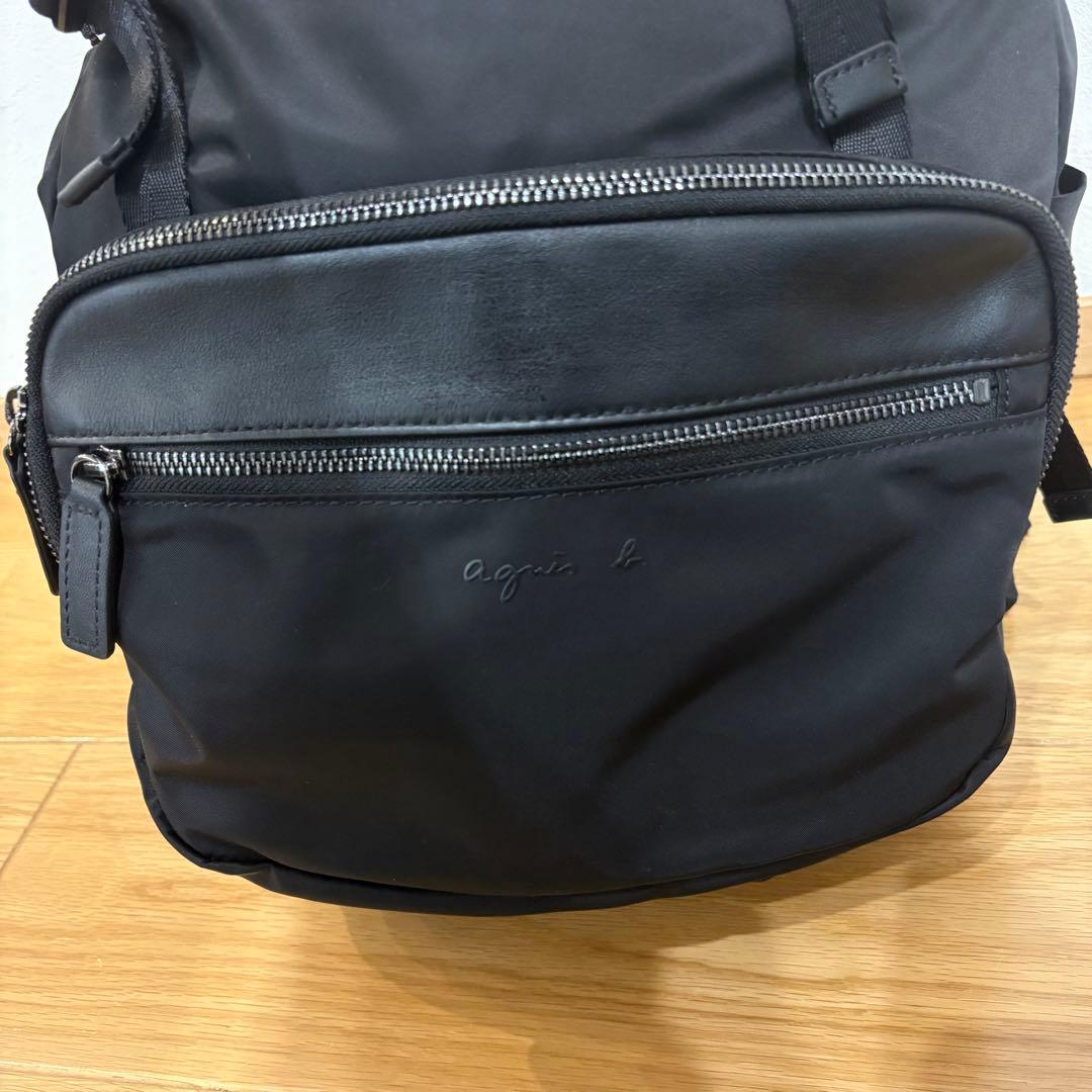 未使用級 アニエスベー 大容量バックパック マザーズバッグ リュック A4収納 未使用級 アニエスベー 大容量バックパック マザーズバッグ リュック A4収納