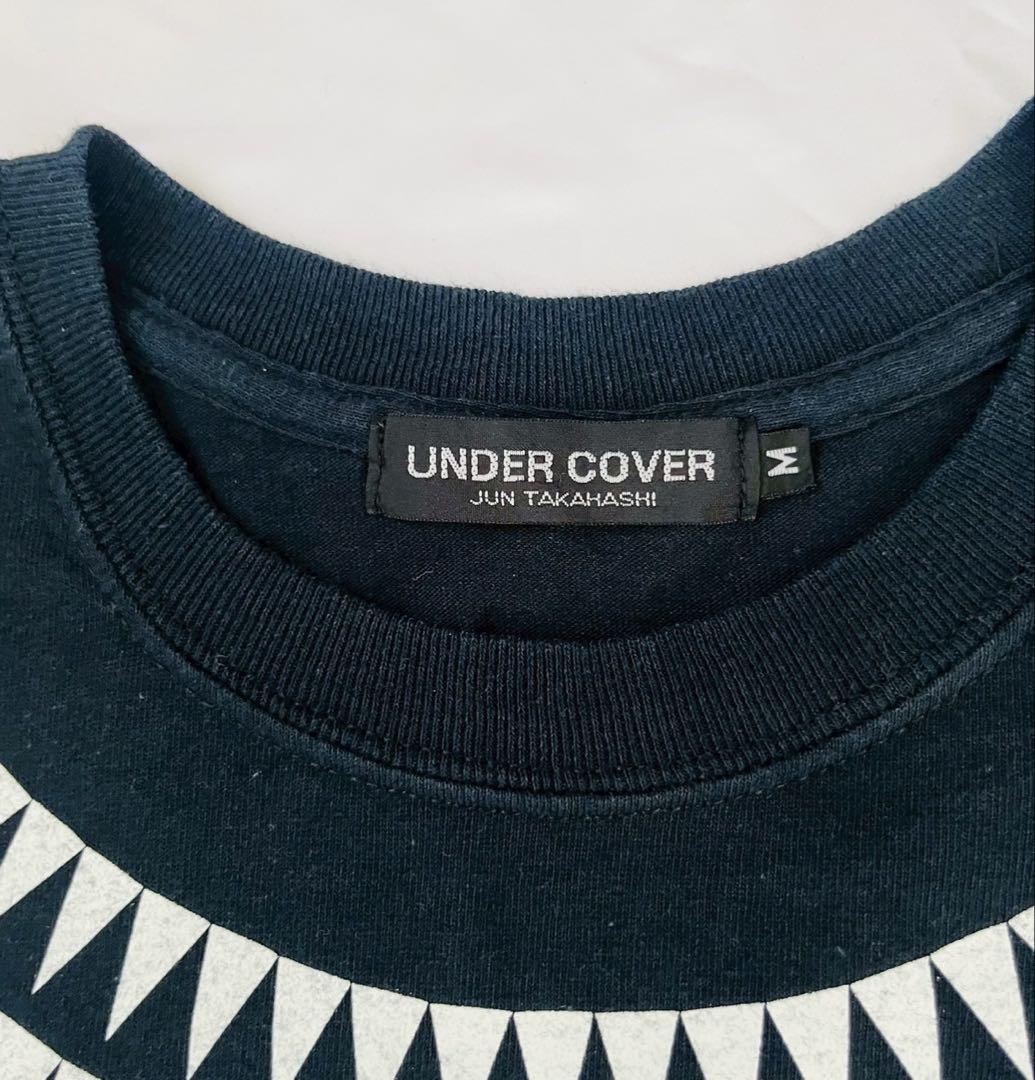 UNDERCOVER☆SCAB期GIZ柄ダークグレー☆稀少Tシャツ☆美品S UNDERCOVER(アンダーカバー) 03SS SCAB GIZ NECK T-SHIRT