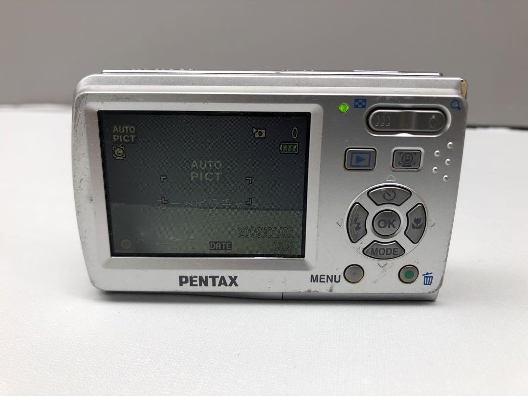 PENTAX Optio E60 コンパクトデジタルカメラ デジカメ(I59)