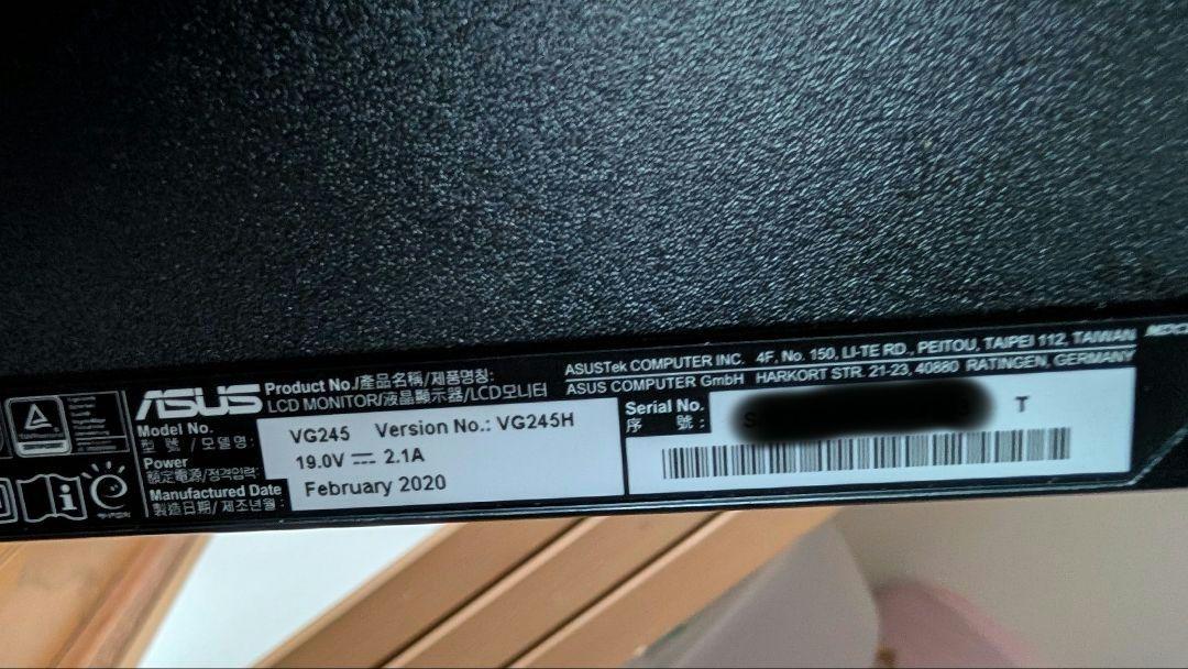 ASUS VG245H 24インチ