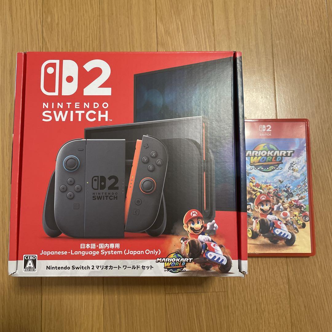 低価格で大人気の Switch2 メルカリ - 本日発送可能 マリオカートセット Nintendo Switch