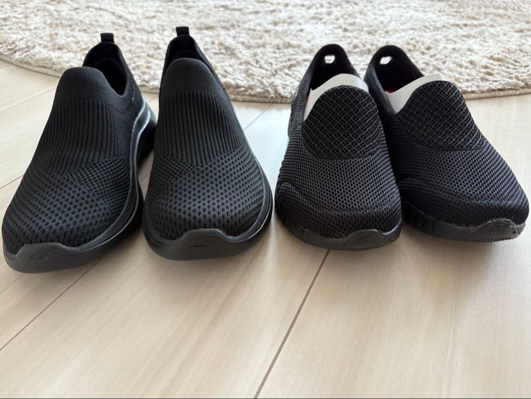 スケッチャーズ 24cm 黒 2足セット