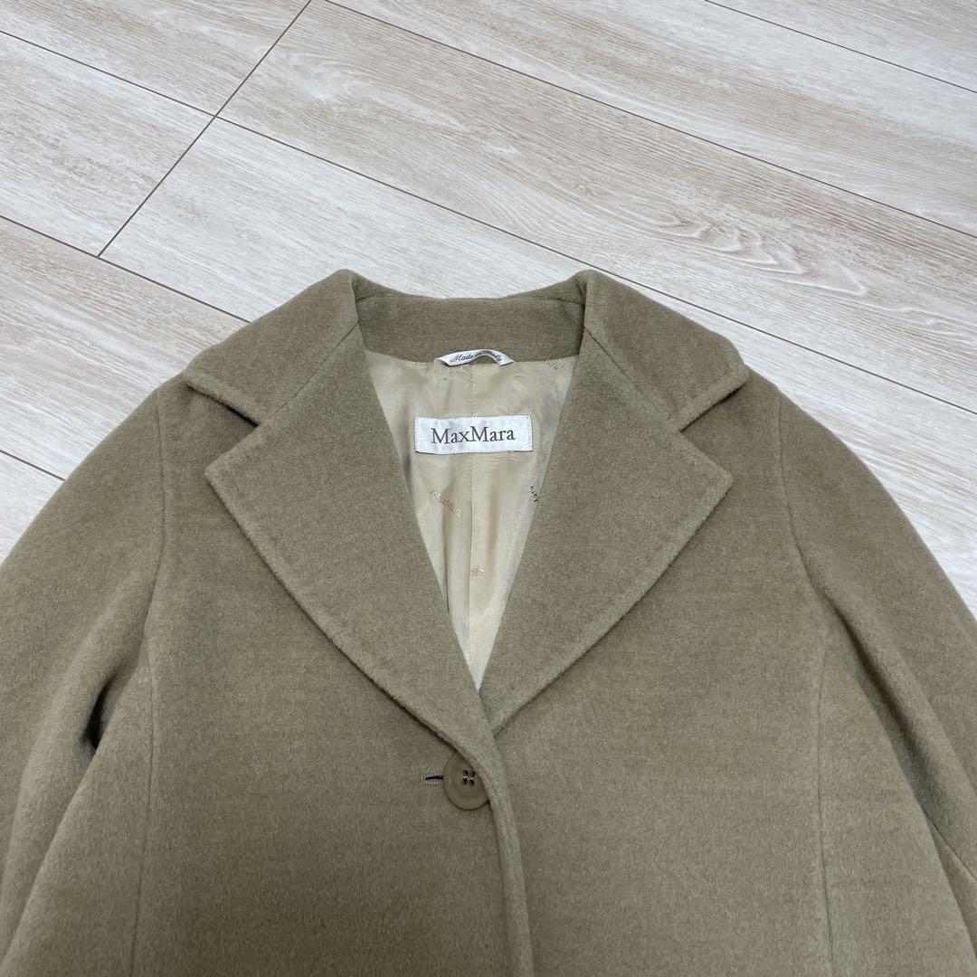 MaxMara ロングコート カシミヤ混 36