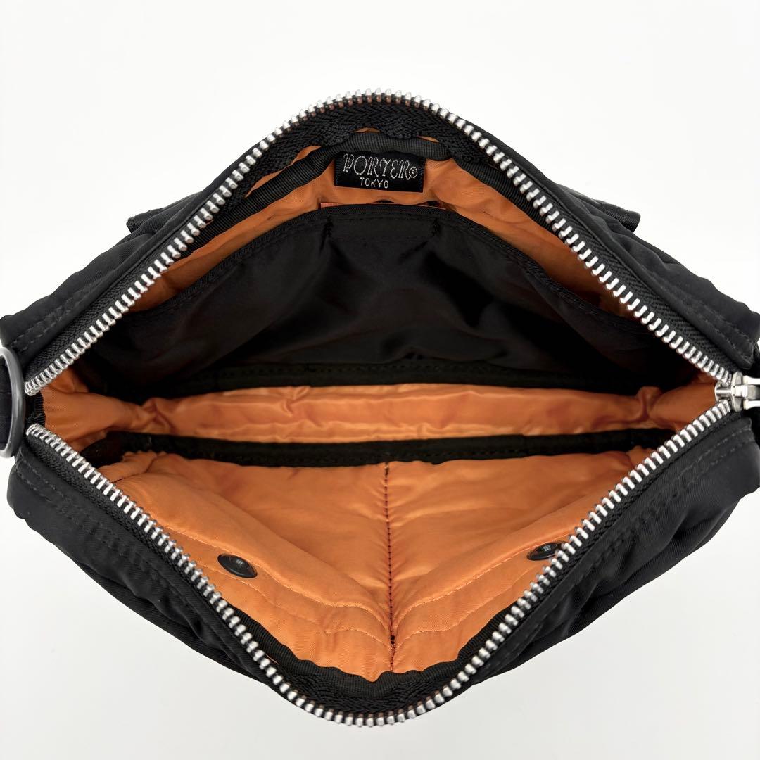 希少 ポーター タンカー ショルダーバッグ コンパクト 黒 ナイロン 日本製 希少 ポーター タンカー ショルダーバッグ コンパクト 黒 ナイロン 日本製