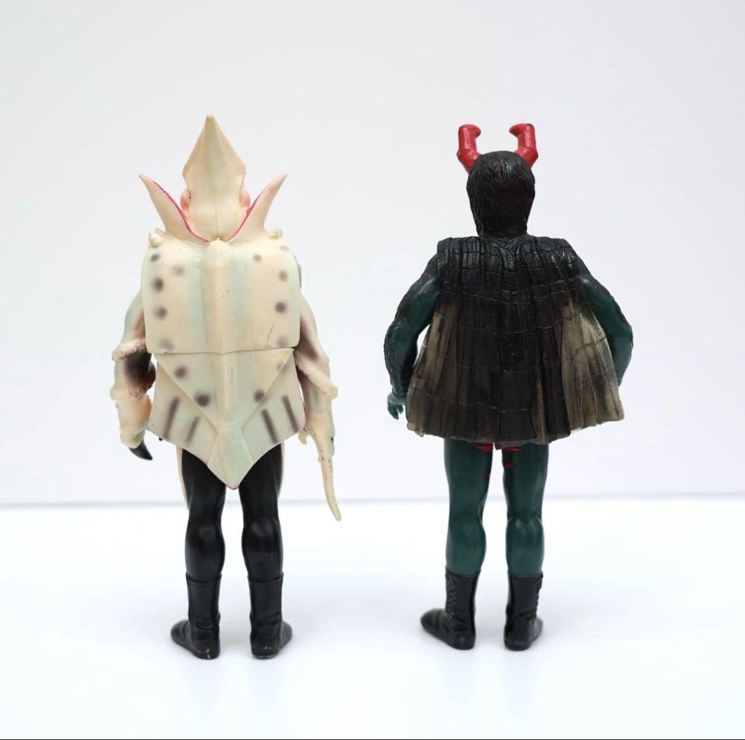 ソフビ 仮面ライダー 怪人 蜘蛛男 くも男 イカデビル 2体まとめ