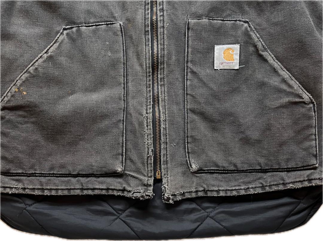 90s Carhartt カーハート ダックベスト ブラック 黒