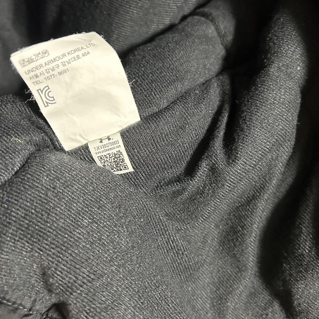 美品 アンダーアーマー 中綿ベンチコート YSM ブラック UNDERARMOR