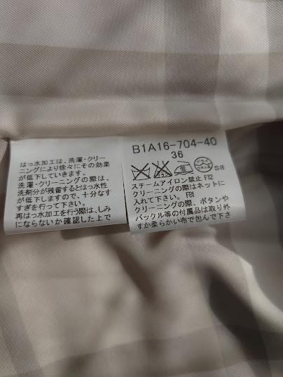 極美品　バーバリー　Burberry　レディース　トレンチコート　撥水加工　36