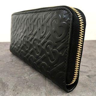 送料込み！ 未使用品 BURBERRY ジップウォレット ブラック 153