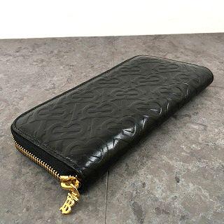 送料込み！ 未使用品 BURBERRY ジップウォレット ブラック 153