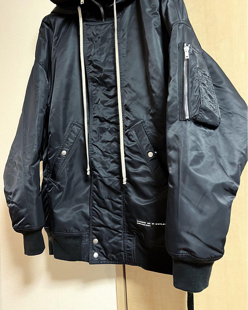 ジャケット・アウター Rick Owens drkshdw \"hooded long bomber\"