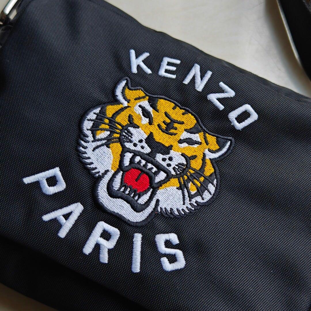 KENZO タイガー刺繍 メッセンジャーバッグ メンズ
