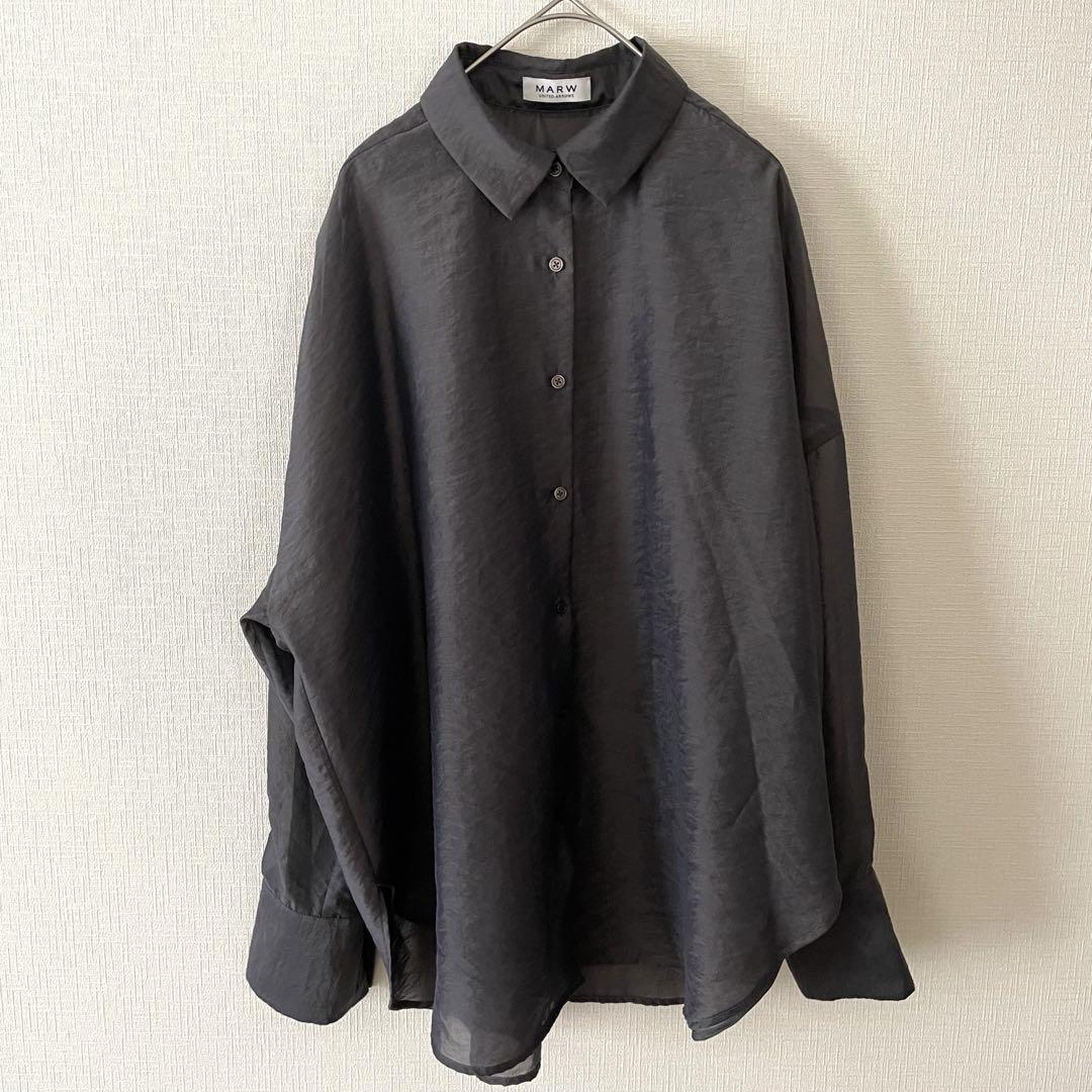 MARW UNITED ARROWS シアー　シャツ　ブラウス　web限定
