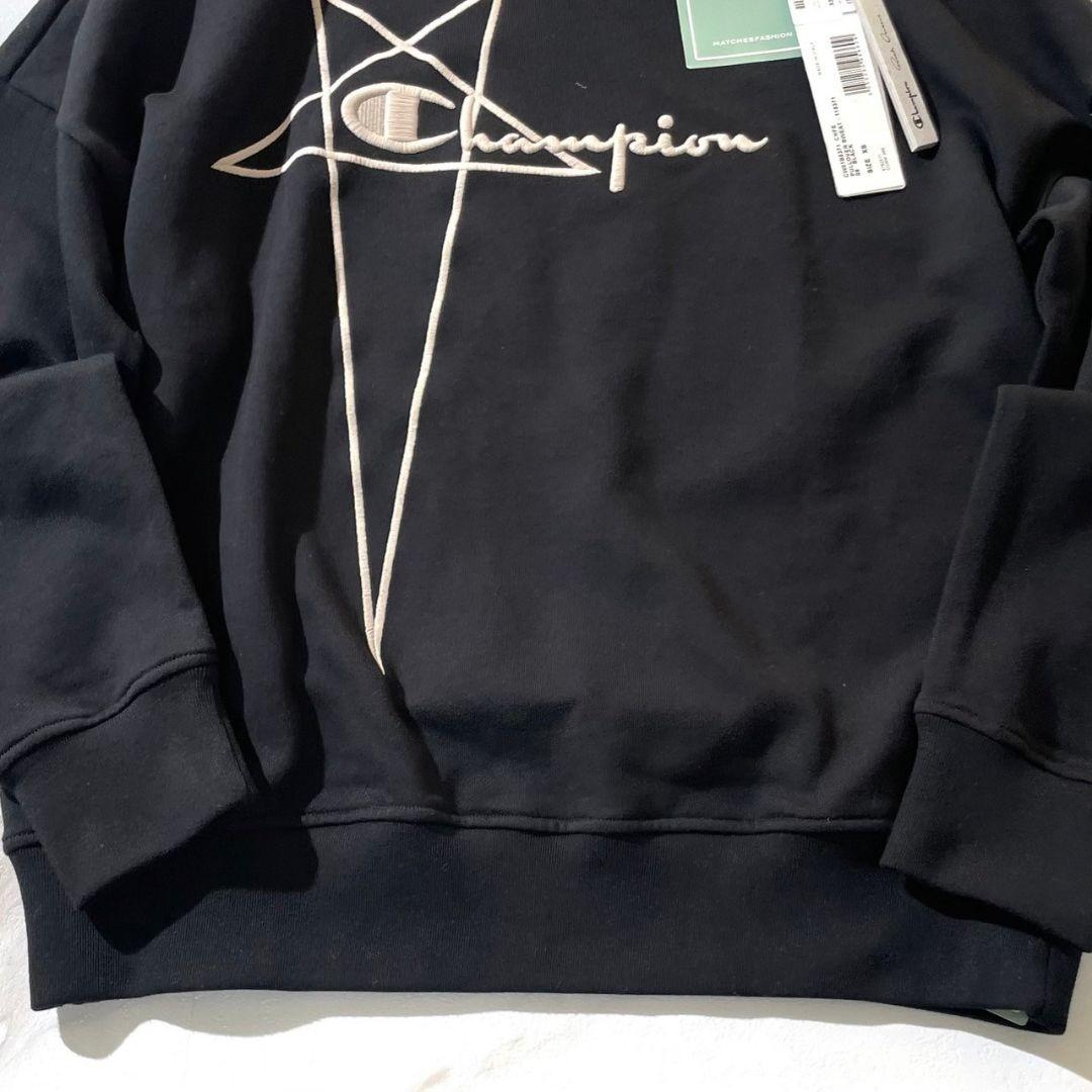 未使用 タグ付✨ Rick Owens Champion コラボ スウェット 黒 未使用 タグ付✨ Rick Owens Champion コラボ スウェット 黒