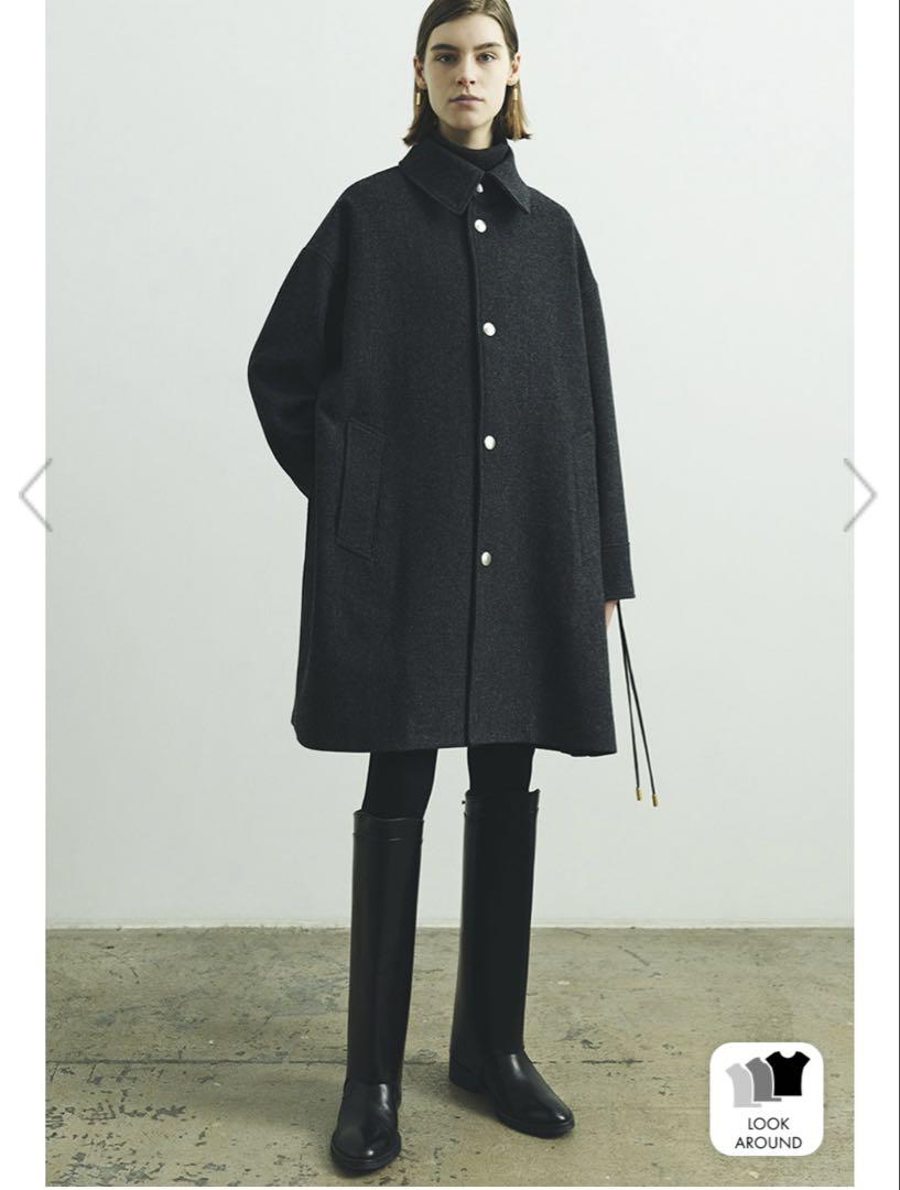 リラクス　23AW ミドルバルカラーコート　38