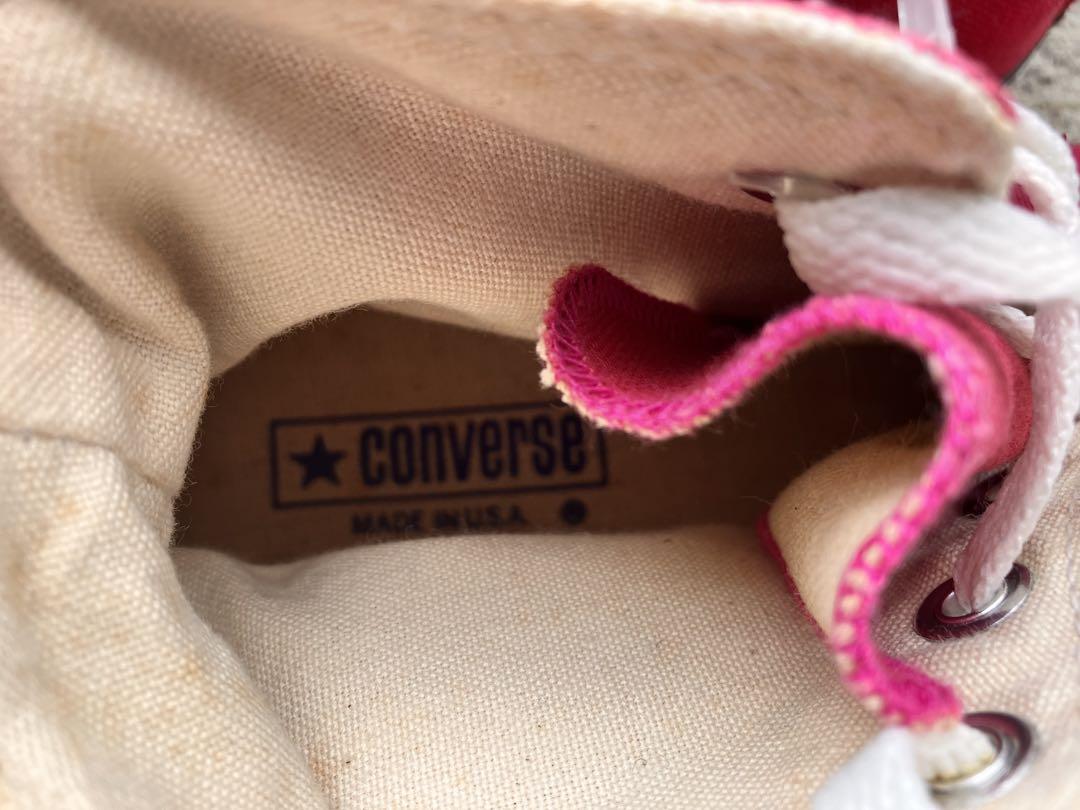 80s Converse-HI deadstock blush usa製