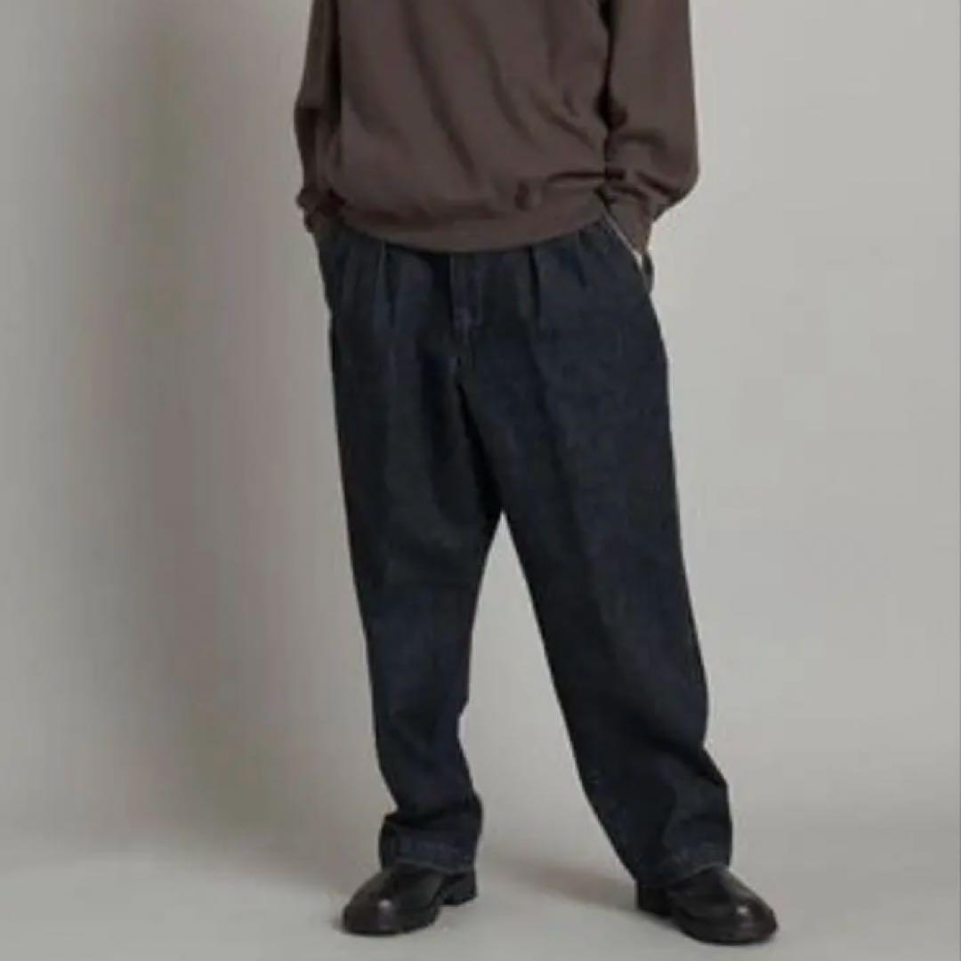 Steven Alan 13.5oz ブラック ワイド デニム M