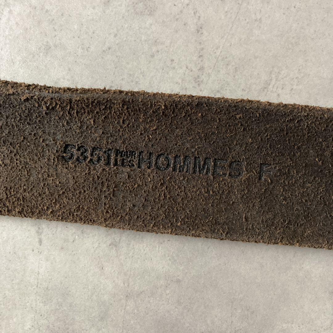 小物 2000s 5351 POUR LES HOMMES LEATHER BELT