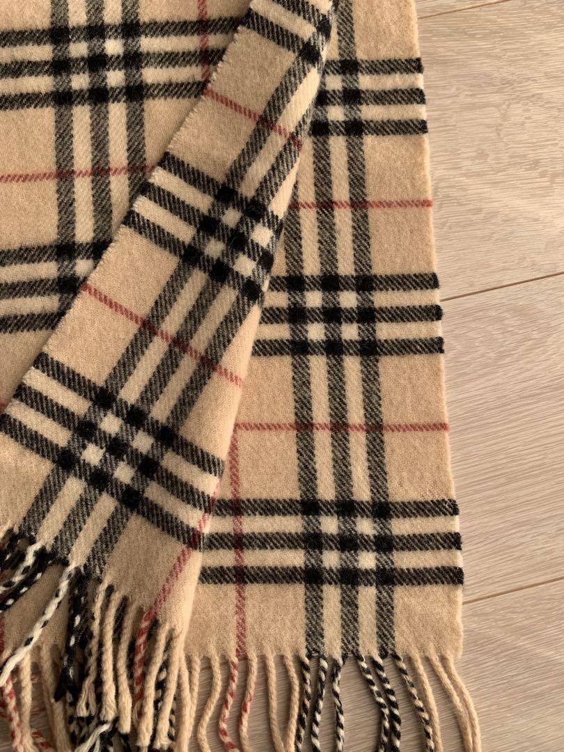【美品】BURBERRY バーバリー　ノバチェック　ストール　大判マフラー