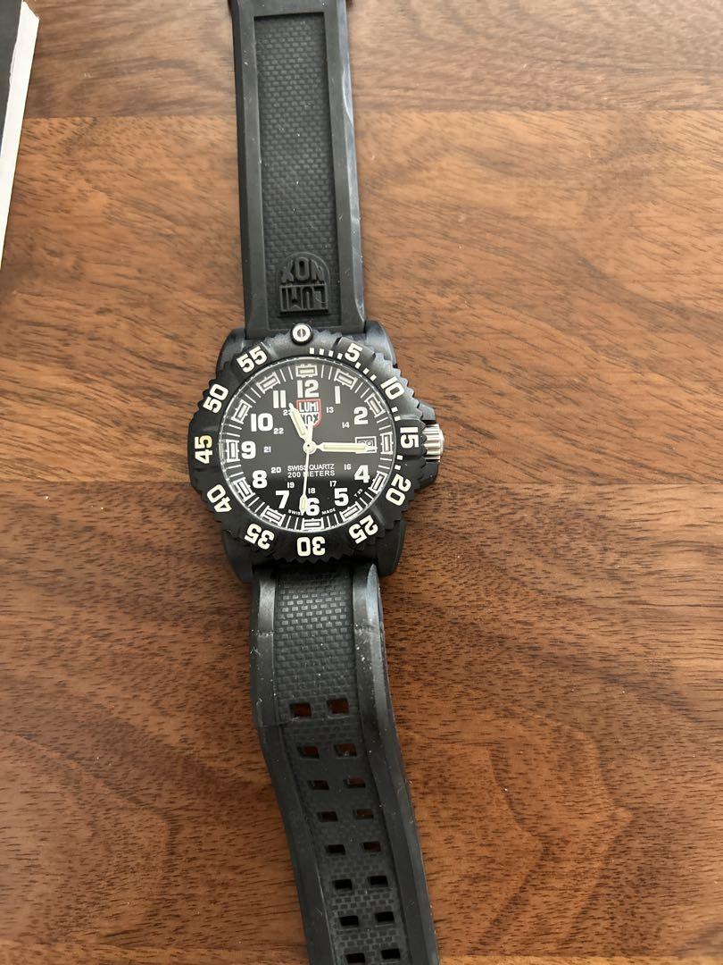 Luminox 7051 ブラック アナログ時計