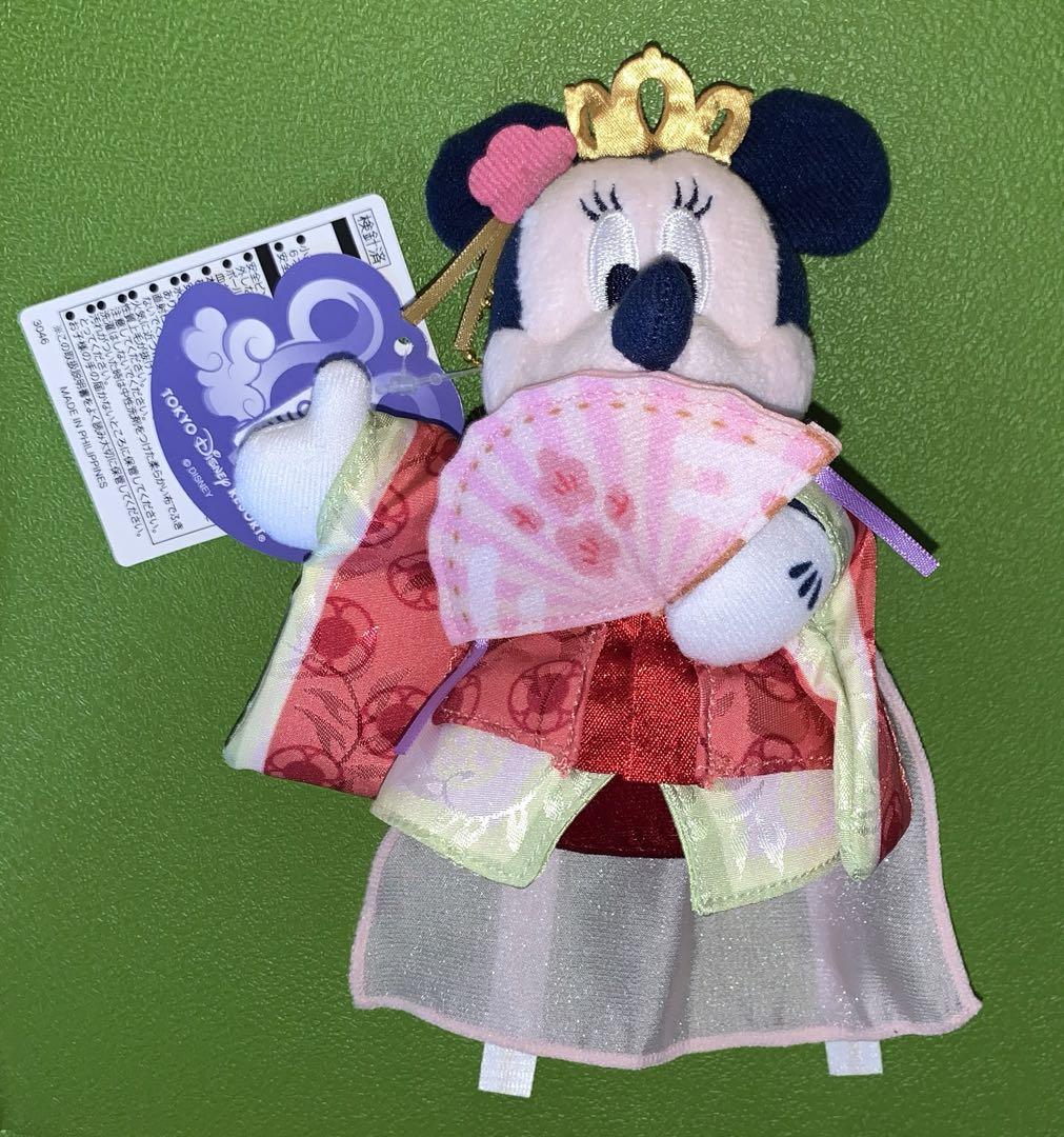 ディズニー ぬいぐるみバッジ 2025 お正月 ミッキー ミニー 最終